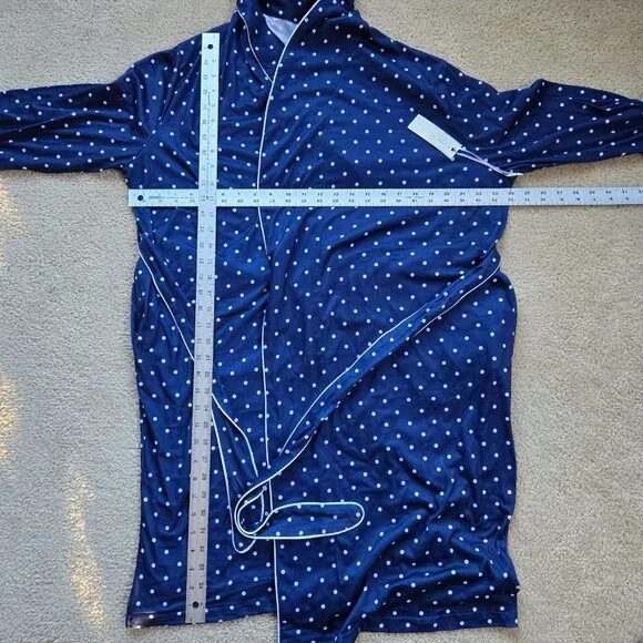 NWT Simply Southern Navy Polka Dot Robe Kimono--One Size - Picture 4 of 10